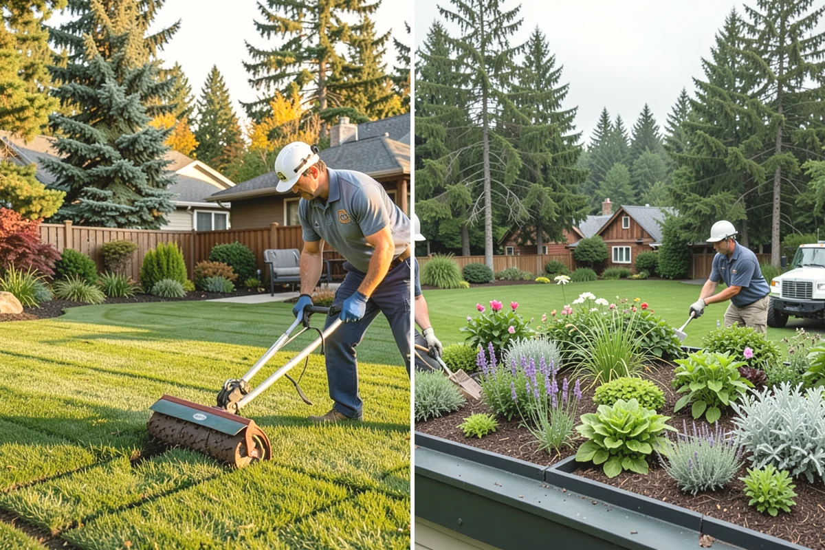 Basalt Rock Installation in Black Diamond, King County, WA - Grade the area and confirm bearing for boulders or columns