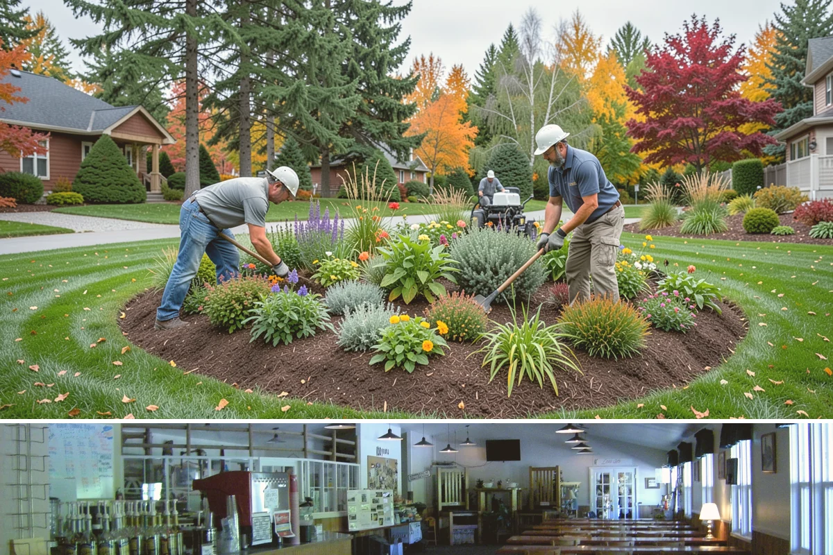 Basalt Rock Installation in Black Diamond, King County, WA - Basalt can be set any time of year, though summer's firmer ground makes placing heavy boulders and columns safer and easier.
