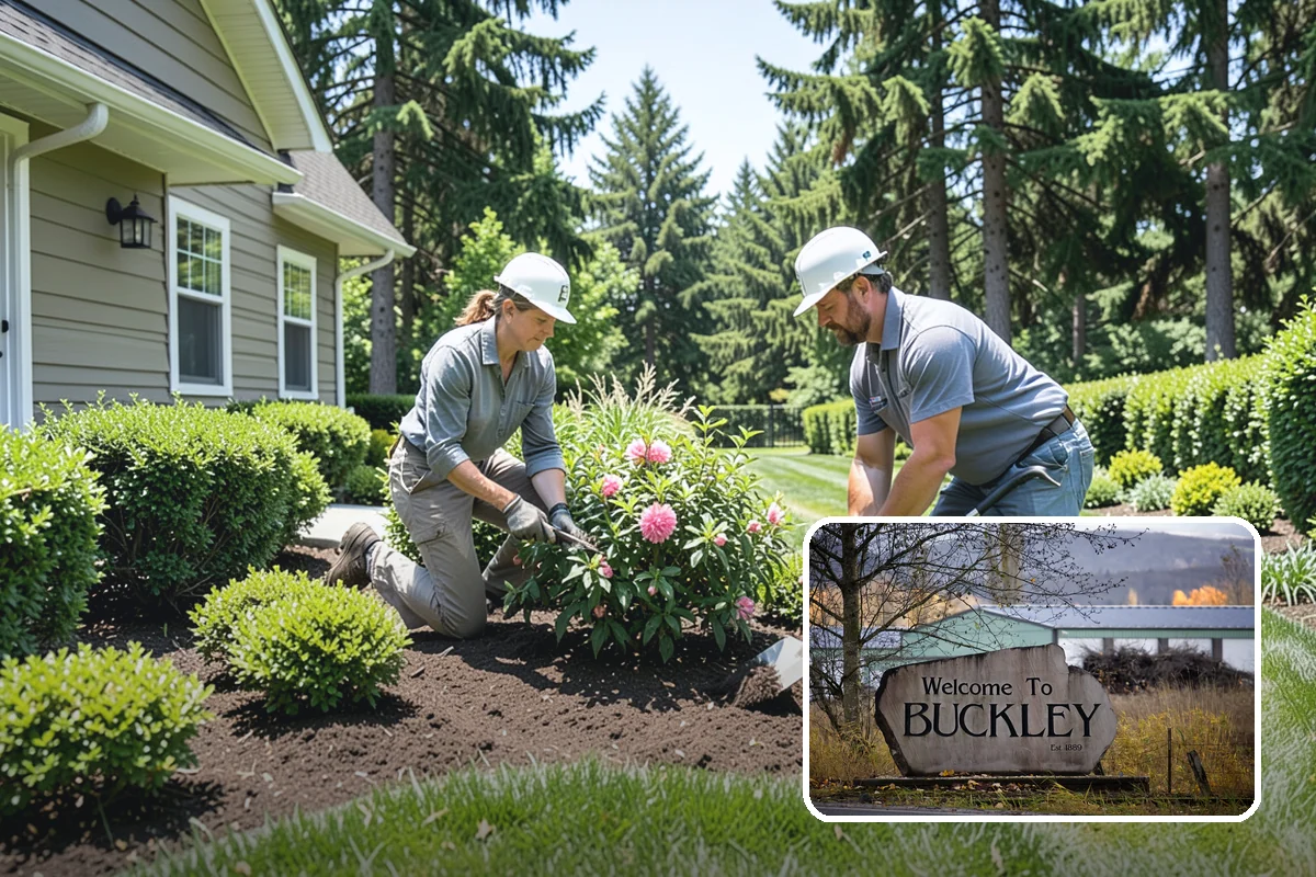 Basalt Rock Installation in Buckley, Pierce County, WA - Authentic, locally sourced Northwest stone