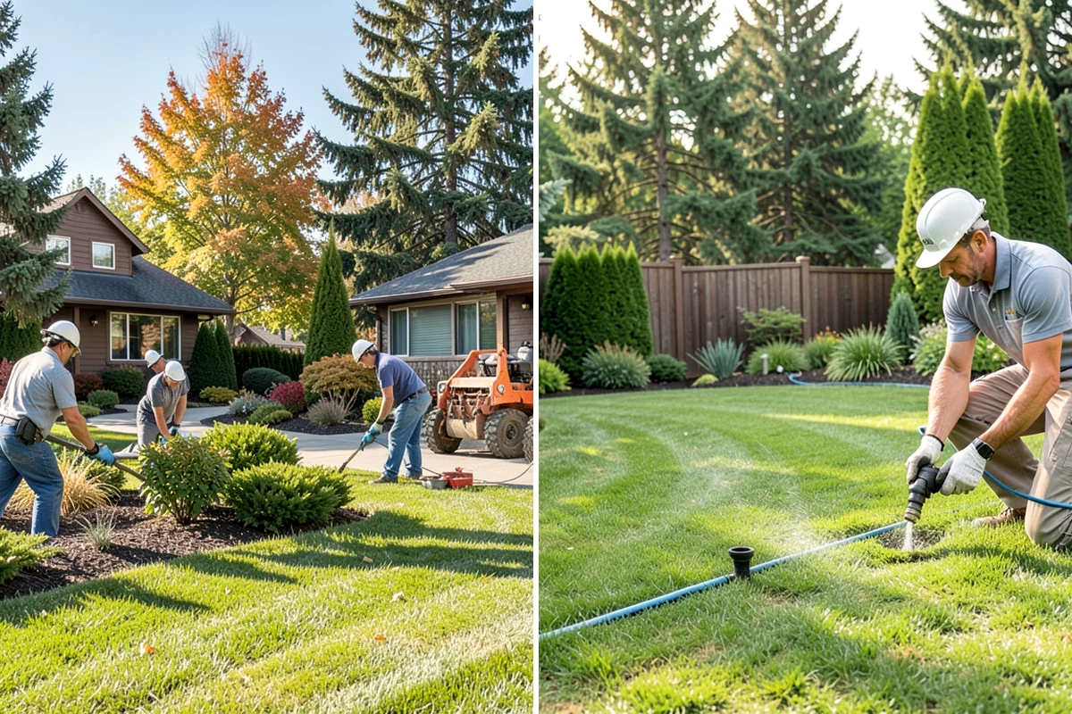 Basalt Rock Installation in Clyde Hill, King County, WA - Grade the area and confirm bearing for boulders or columns