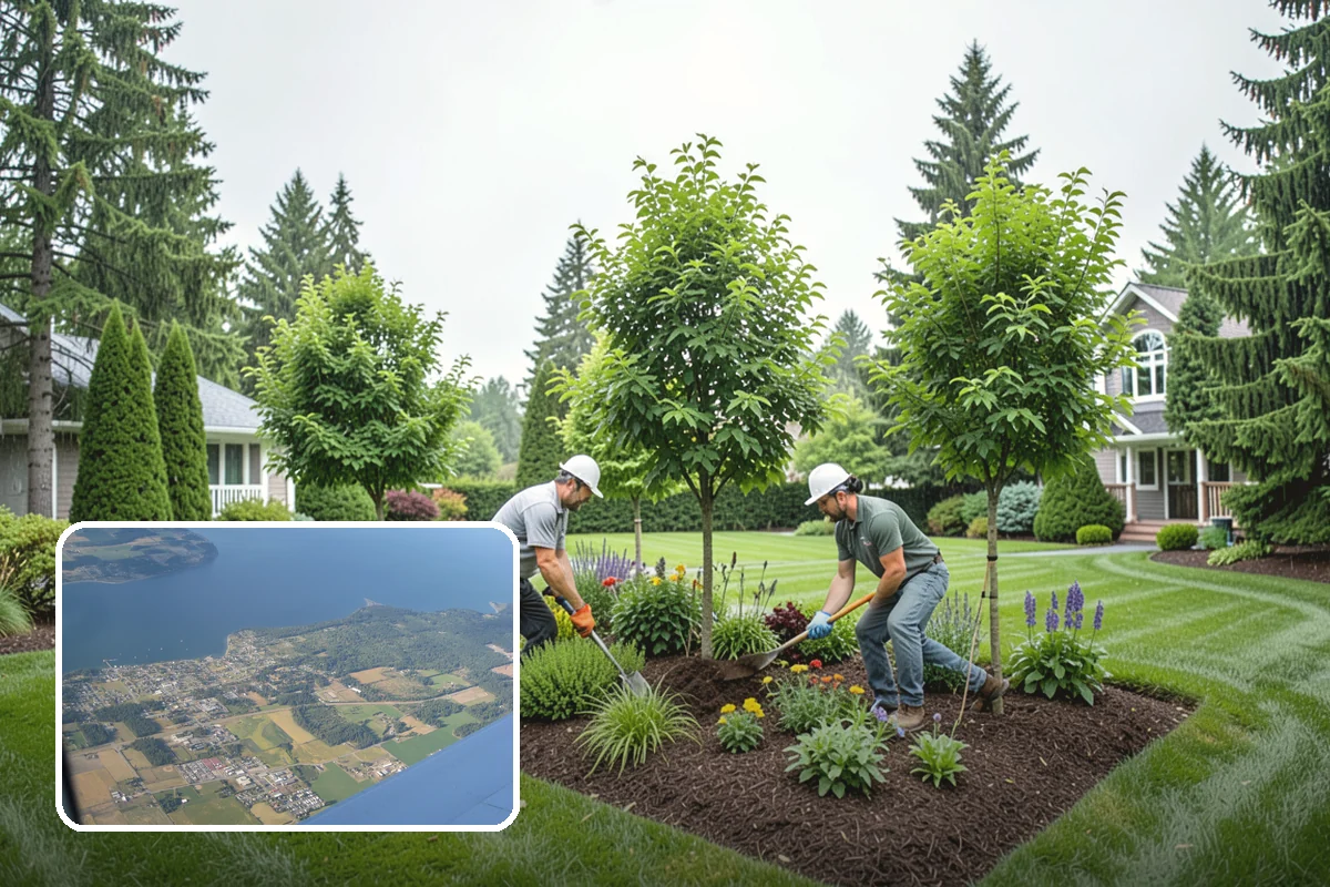 Basalt Rock Installation in Coupeville, Island County, WA - Authentic, locally sourced Northwest stone