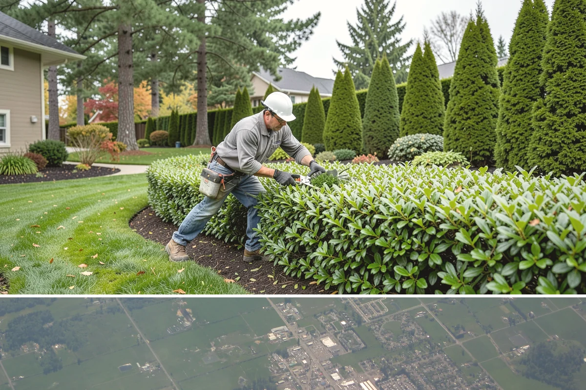 Basalt Rock Installation in Enumclaw, King County, WA - Basalt can be set any time of year, though summer's firmer ground makes placing heavy boulders and columns safer and easier.
