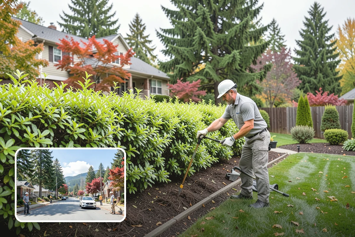 Basalt Rock Installation in Hunts Point, King County, WA - Authentic, locally sourced Northwest stone