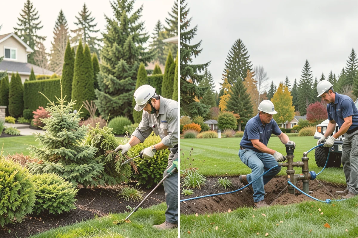 Basalt Rock Installation in Kirkland, King County, WA - Grade the area and confirm bearing for boulders or columns
