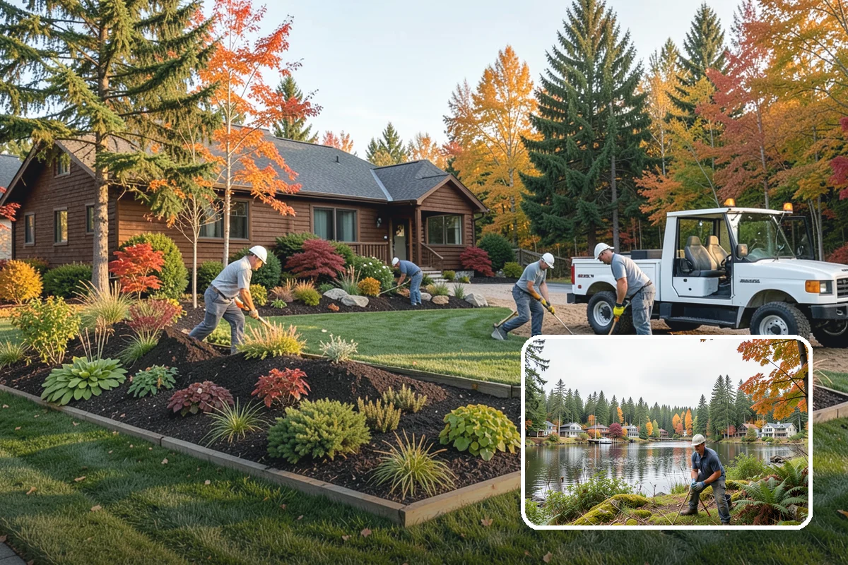 Basalt Rock Installation in La Conner, Skagit County, WA - Authentic, locally sourced Northwest stone