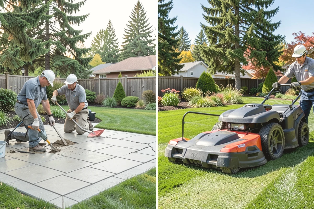 Basalt Rock Installation in La Conner, Skagit County, WA - Grade the area and confirm bearing for boulders or columns
