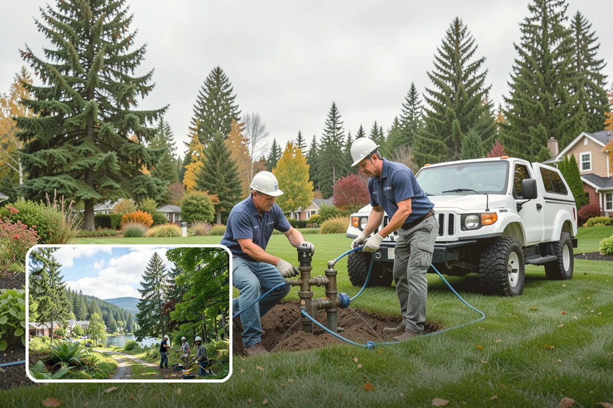 Basalt Rock Installation in Lake Forest Park, King County, WA - Authentic, locally sourced Northwest stone