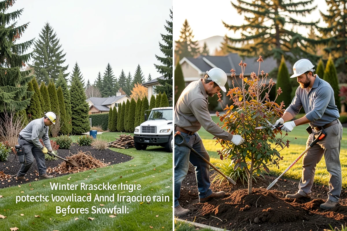 Basalt Rock Installation in Maple Valley, King County, WA - Grade the area and confirm bearing for boulders or columns