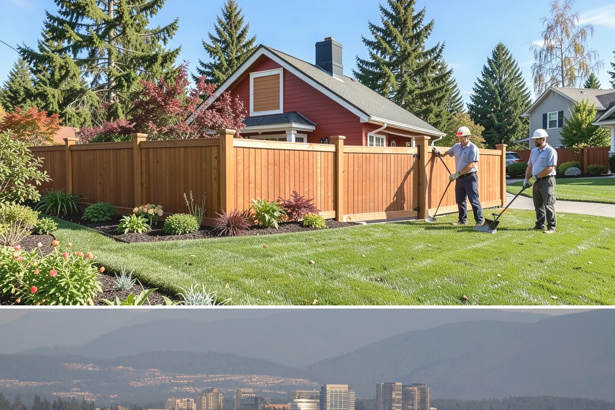 Basalt Rock Installation in Medina, King County, WA - Basalt can be set any time of year, though summer's firmer ground makes placing heavy boulders and columns safer and easier.