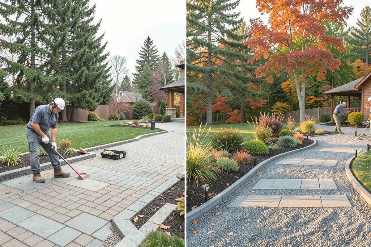 Basalt Rock Installation in Mukilteo, Snohomish County, WA - Grade the area and confirm bearing for boulders or columns