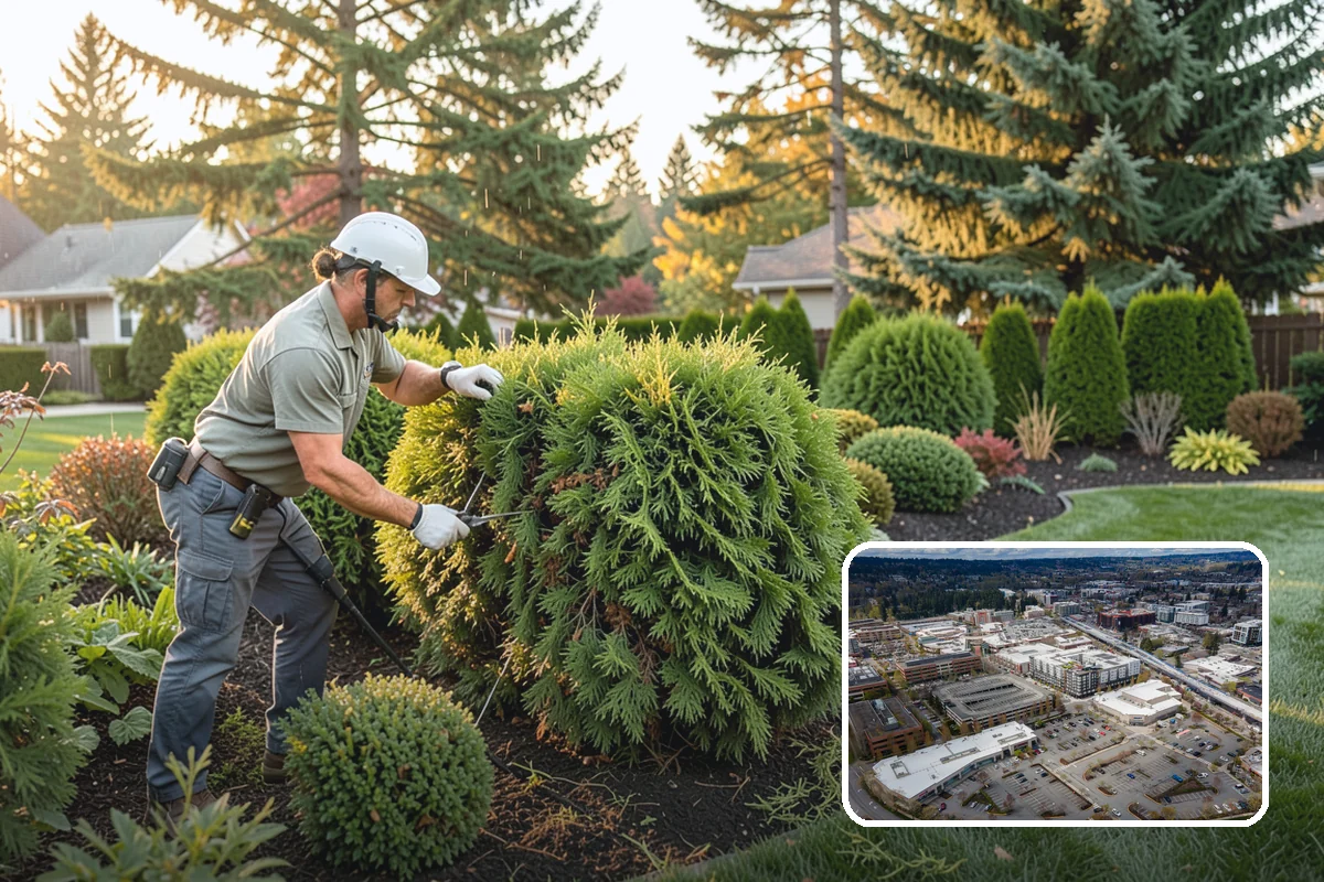Basalt Rock Installation in Redmond, King County, WA - Authentic, locally sourced Northwest stone