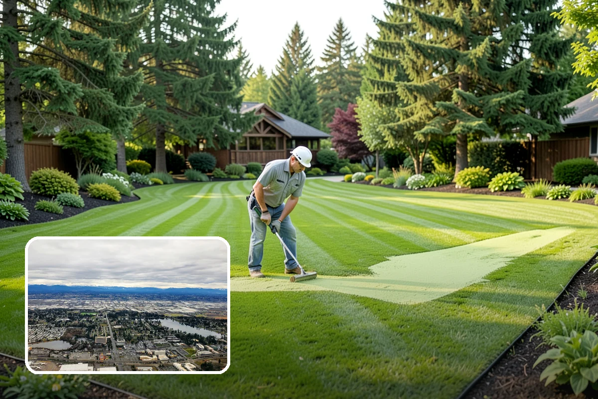 Basalt Rock Installation in SeaTac, King County, WA - Authentic, locally sourced Northwest stone