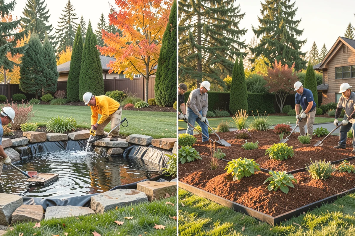 Basalt Rock Installation in Steilacoom, Pierce County, WA - Grade the area and confirm bearing for boulders or columns