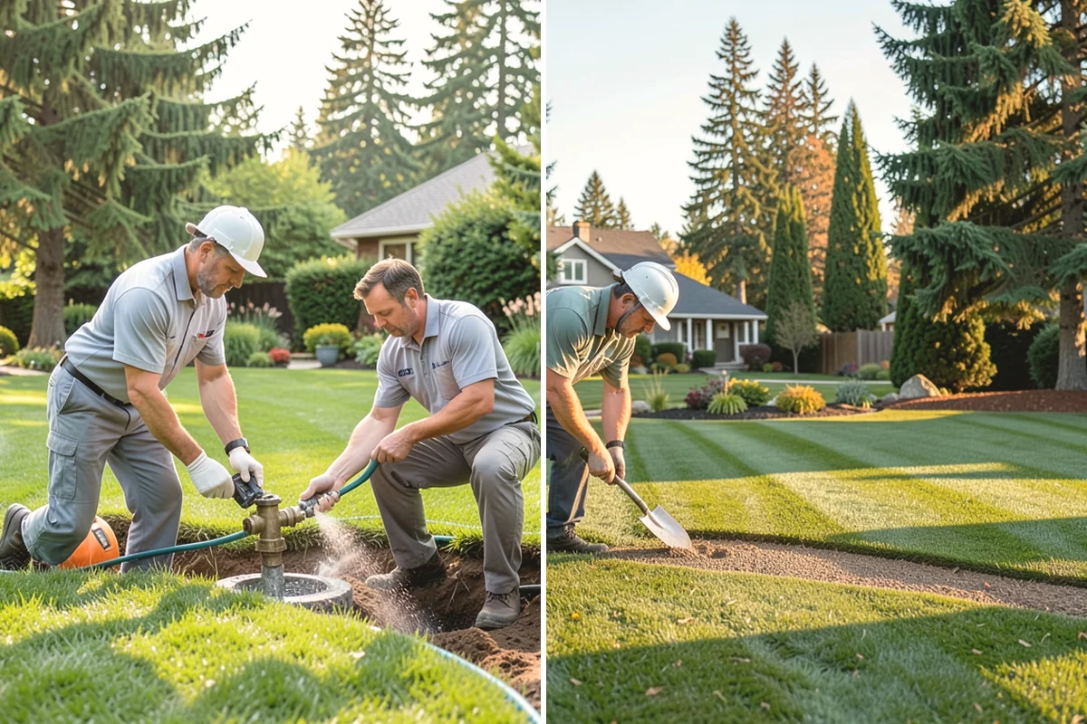 Basalt Rock Installation in Tacoma, Pierce County, WA - Grade the area and confirm bearing for boulders or columns