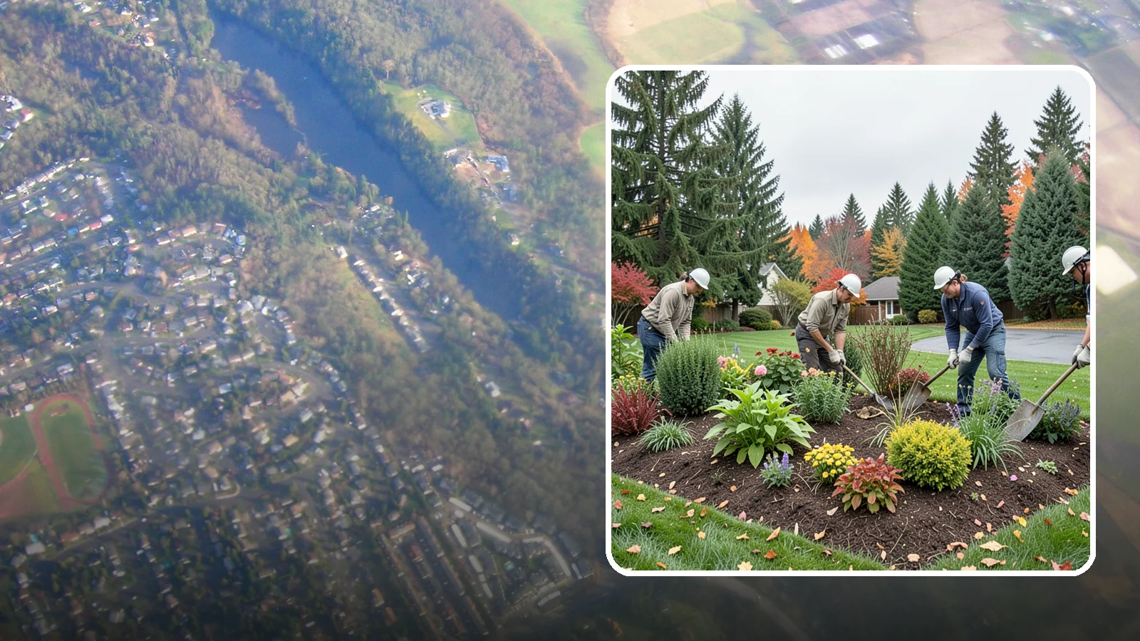Bed Cleanup in Algona, King County, WA - We clear leaves, weeds, spent growth, and winter debris to restore order to your Pacific Northwest planting beds.