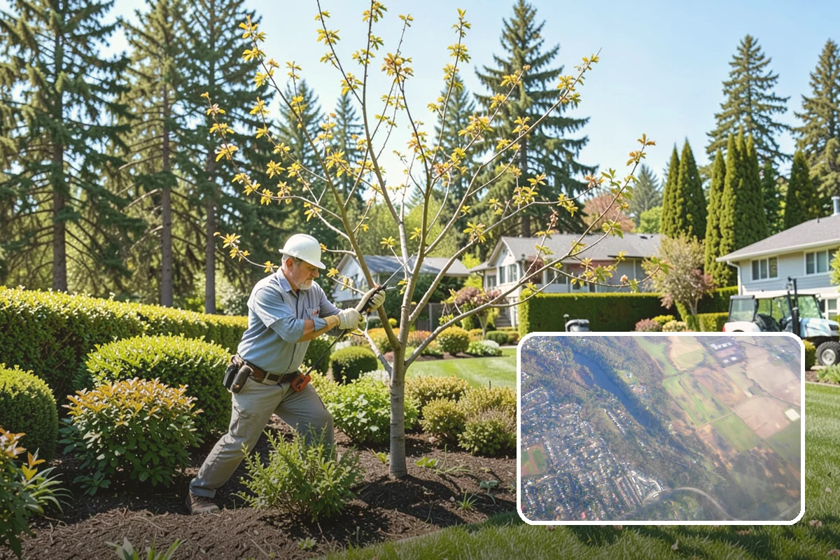 Bed Cleanup in Algona, King County, WA - Removes leaf litter and debris that smother plants and invite rot