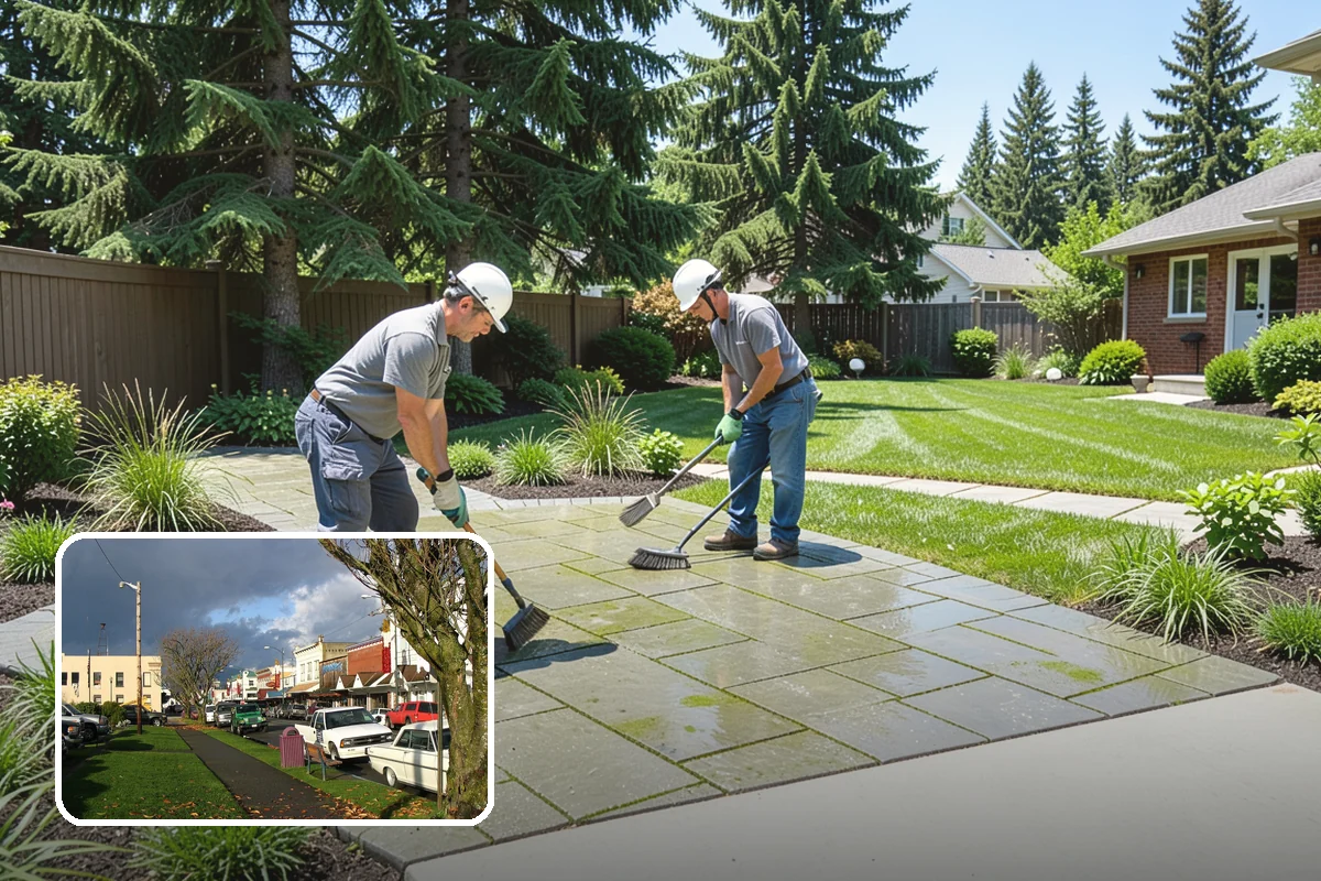 Bed Cleanup in Arlington, Snohomish County, WA - Removes leaf litter and debris that smother plants and invite rot