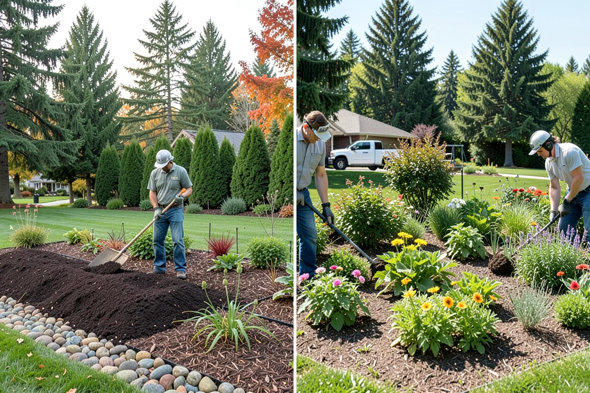 Bed Cleanup in Arlington, Snohomish County, WA - Walk the beds and identify plants to keep versus remove