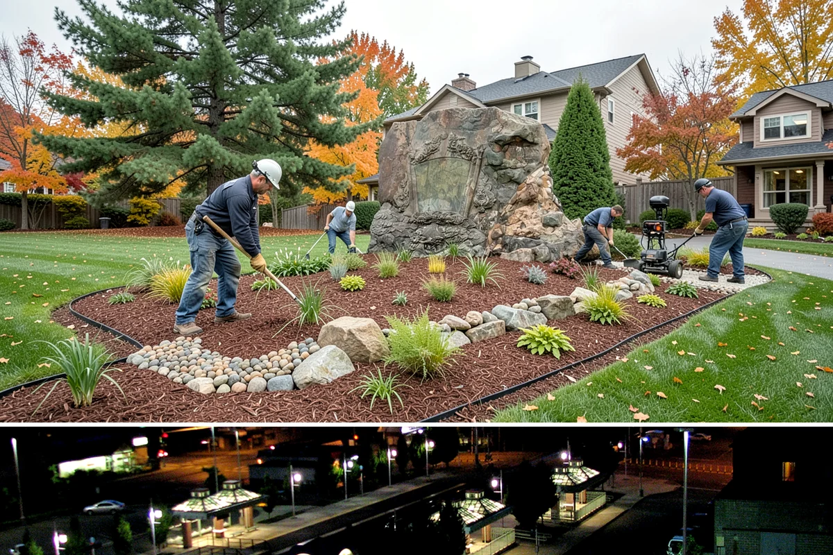 Bed Cleanup in Auburn, King County, WA - Most valuable in late fall after leaf drop and again in early spring before Puget Sound weeds take hold.