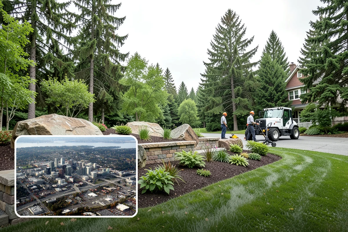 Bed Cleanup in Bellevue, King County, WA - Removes leaf litter and debris that smother plants and invite rot