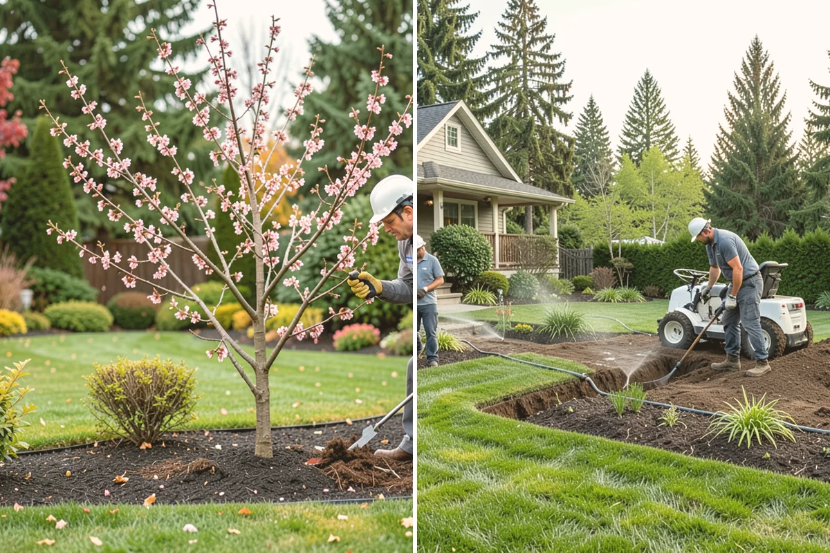 Bed Cleanup in Bellevue, King County, WA - Walk the beds and identify plants to keep versus remove