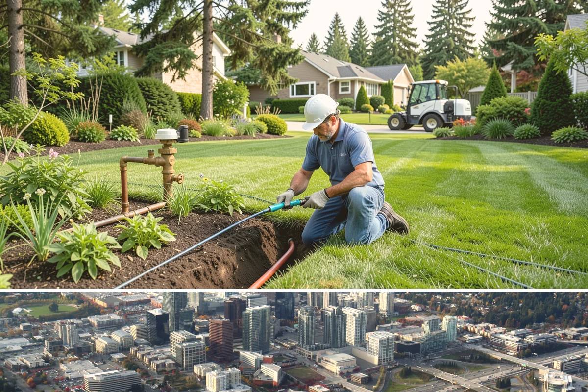 Bed Cleanup in Bellevue, King County, WA - Most valuable in late fall after leaf drop and again in early spring before Puget Sound weeds take hold.