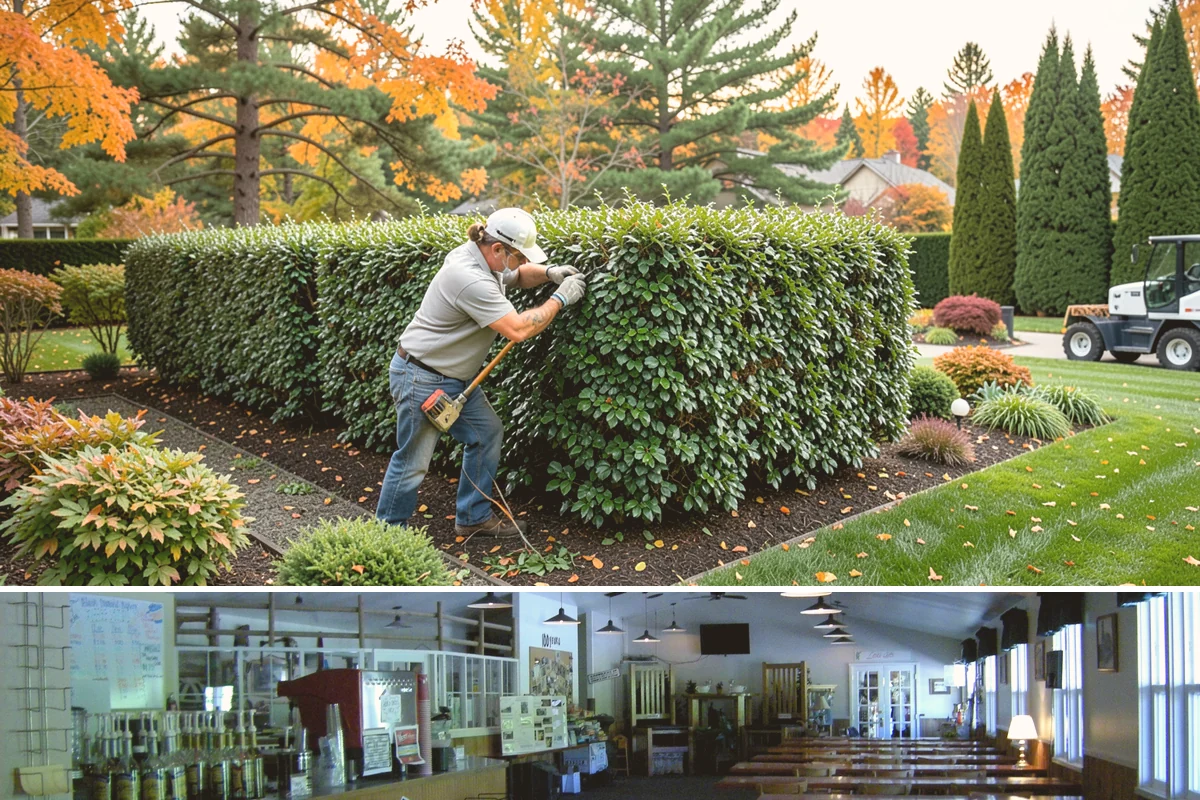 Bed Cleanup in Black Diamond, King County, WA - Most valuable in late fall after leaf drop and again in early spring before Puget Sound weeds take hold.