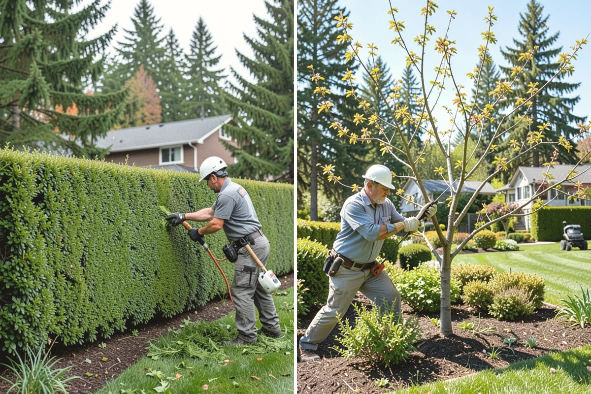 Bed Cleanup in Burlington, Skagit County, WA - Walk the beds and identify plants to keep versus remove