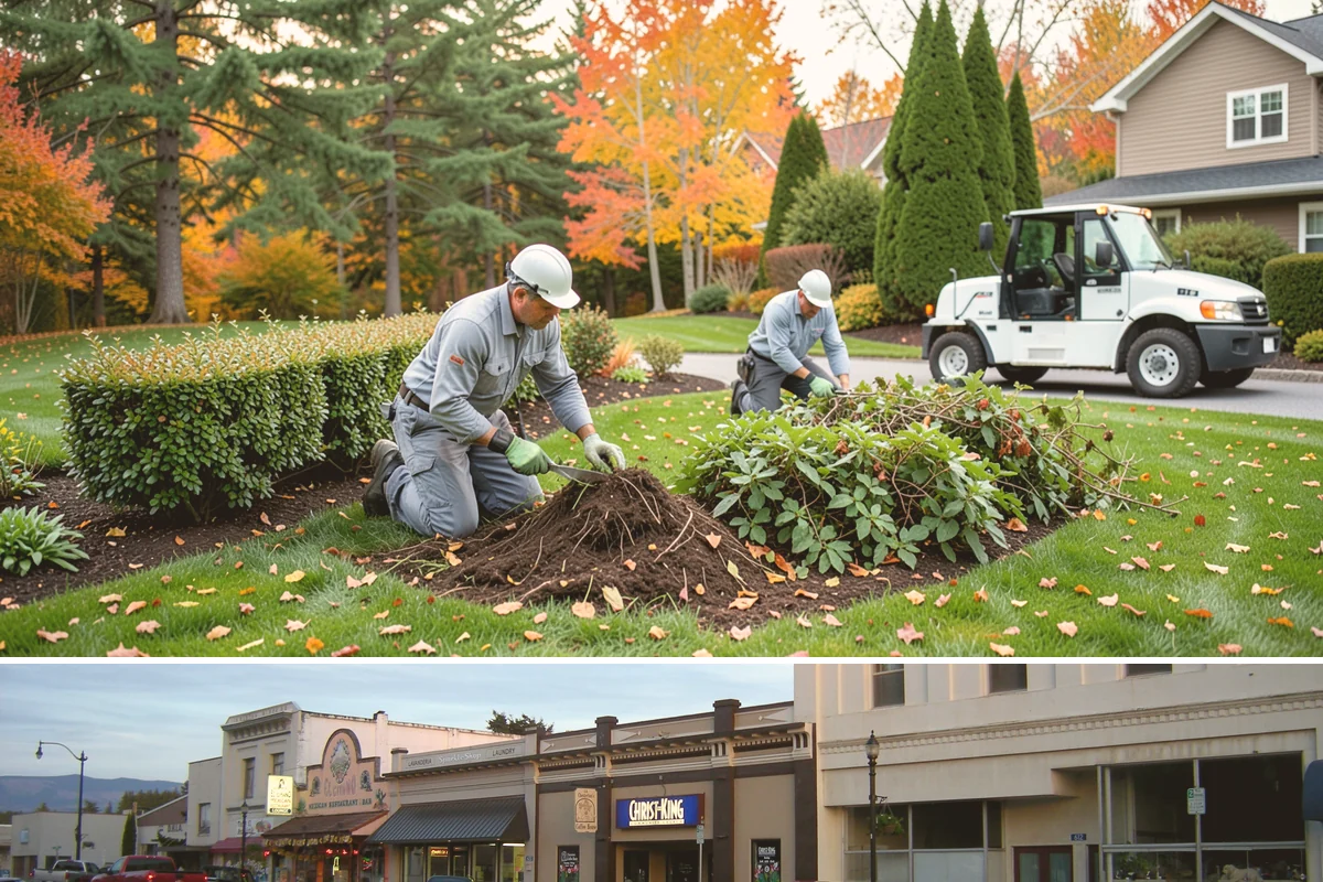 Bed Cleanup in Burlington, Skagit County, WA - Most valuable in late fall after leaf drop and again in early spring before Puget Sound weeds take hold.