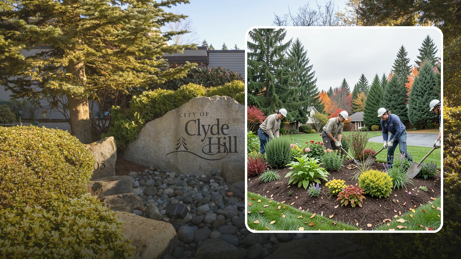 Bed Cleanup in Clyde Hill, King County, WA - We clear leaves, weeds, spent growth, and winter debris to restore order to your Pacific Northwest planting beds.