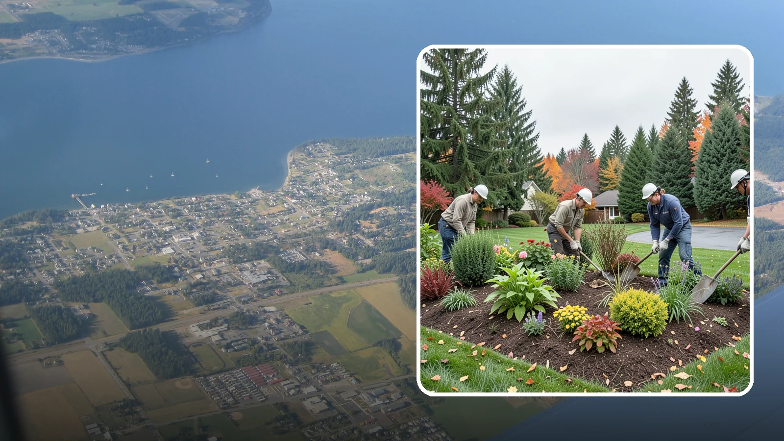 Bed Cleanup in Coupeville, Island County, WA - We clear leaves, weeds, spent growth, and winter debris to restore order to your Pacific Northwest planting beds.