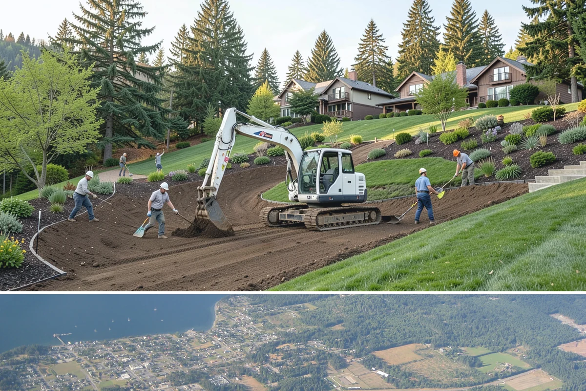 Bed Cleanup in Coupeville, Island County, WA - Most valuable in late fall after leaf drop and again in early spring before Puget Sound weeds take hold.