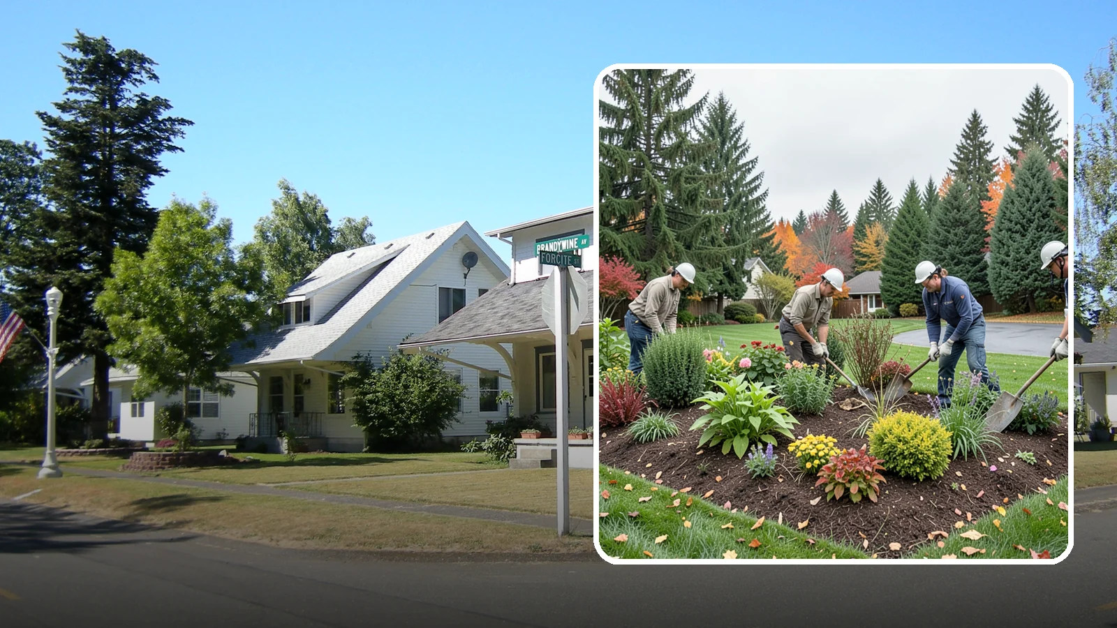 Bed Cleanup in DuPont, Pierce County, WA - We clear leaves, weeds, spent growth, and winter debris to restore order to your Pacific Northwest planting beds.