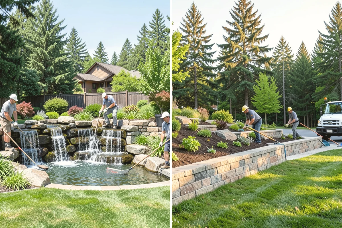 Bed Cleanup in Duvall, King County, WA - Walk the beds and identify plants to keep versus remove