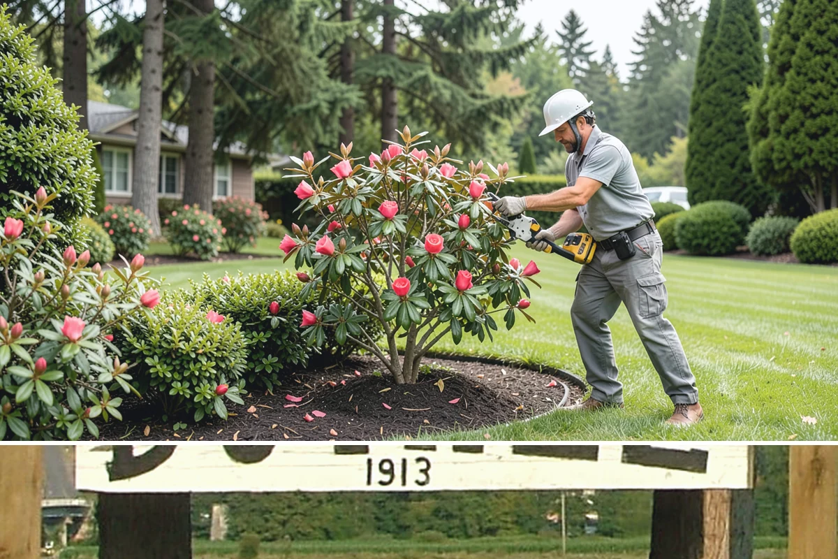 Bed Cleanup in Duvall, King County, WA - Most valuable in late fall after leaf drop and again in early spring before Puget Sound weeds take hold.