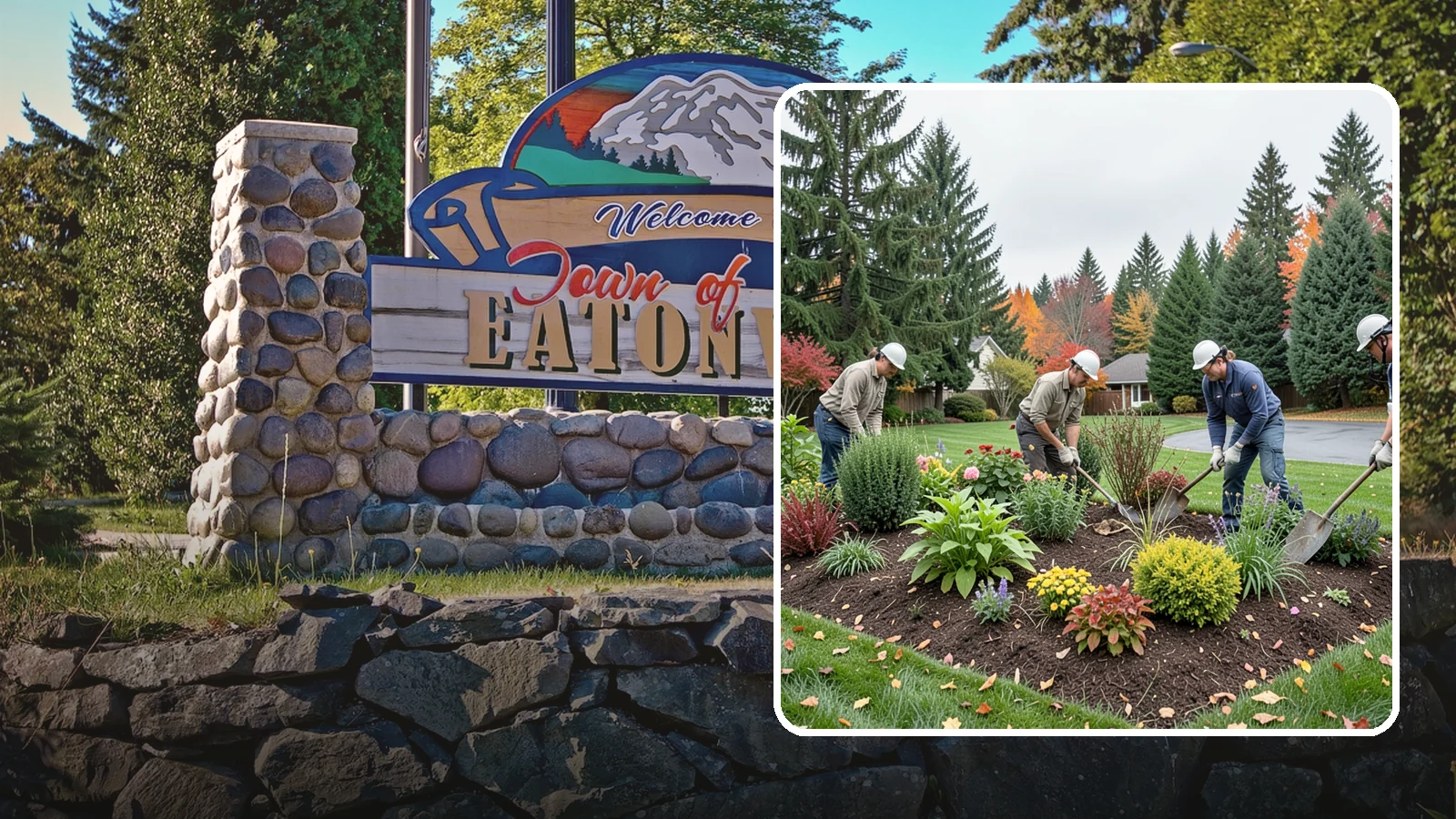 Bed Cleanup in Eatonville, Pierce County, WA - We clear leaves, weeds, spent growth, and winter debris to restore order to your Pacific Northwest planting beds.