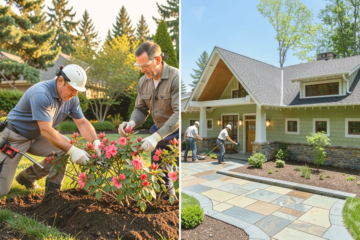 Bed Cleanup in Eatonville, Pierce County, WA - Walk the beds and identify plants to keep versus remove