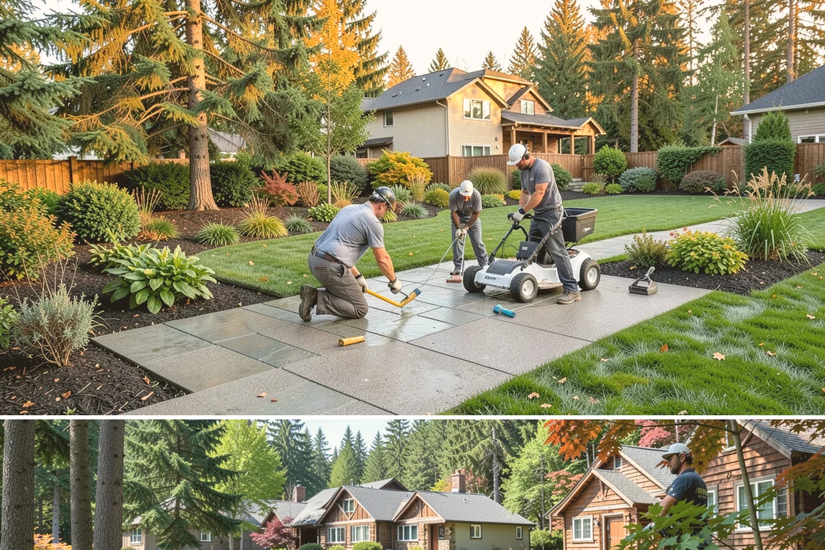 Bed Cleanup in Edgewood, Pierce County, WA - Most valuable in late fall after leaf drop and again in early spring before Puget Sound weeds take hold.