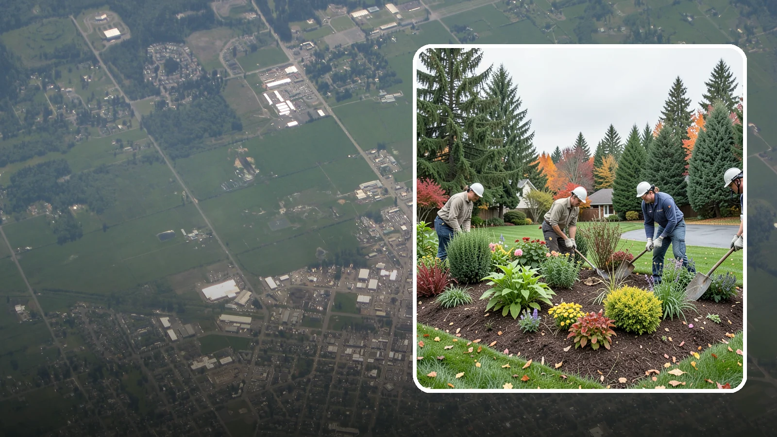 Bed Cleanup in Enumclaw, King County, WA - We clear leaves, weeds, spent growth, and winter debris to restore order to your Pacific Northwest planting beds.