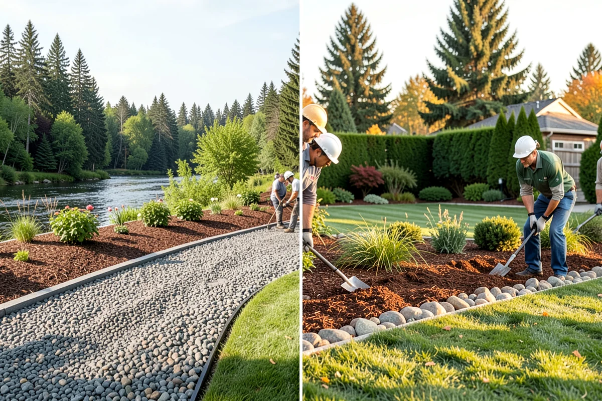 Bed Cleanup in Federal Way, King County, WA - Walk the beds and identify plants to keep versus remove