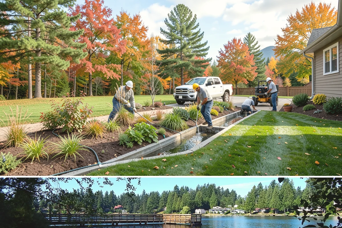Bed Cleanup in Federal Way, King County, WA - Most valuable in late fall after leaf drop and again in early spring before Puget Sound weeds take hold.