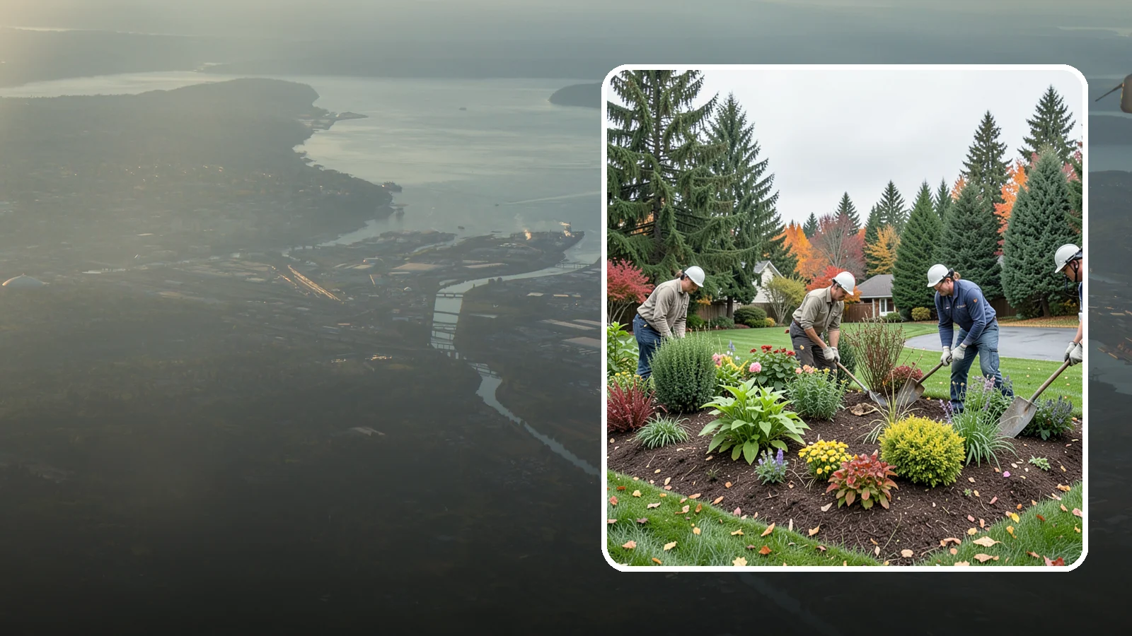 Bed Cleanup in Fife, Pierce County, WA - We clear leaves, weeds, spent growth, and winter debris to restore order to your Pacific Northwest planting beds.