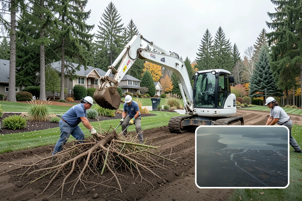 Bed Cleanup in Fife, Pierce County, WA - Removes leaf litter and debris that smother plants and invite rot
