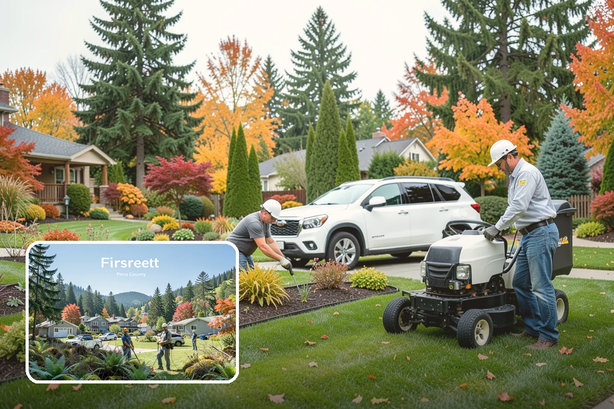 Bed Cleanup in Fircrest, Pierce County, WA - Removes leaf litter and debris that smother plants and invite rot