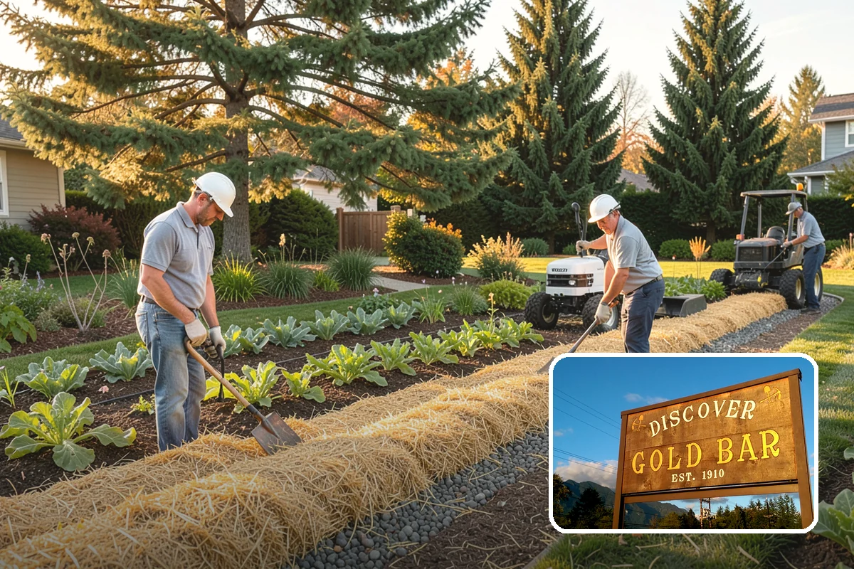Bed Cleanup in Gold Bar, Snohomish County, WA - Removes leaf litter and debris that smother plants and invite rot