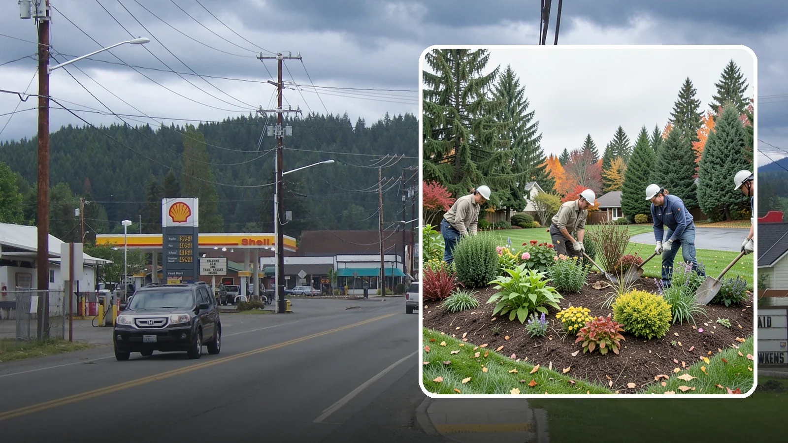Bed Cleanup in Granite Falls, Snohomish County, WA - We clear leaves, weeds, spent growth, and winter debris to restore order to your Pacific Northwest planting beds.