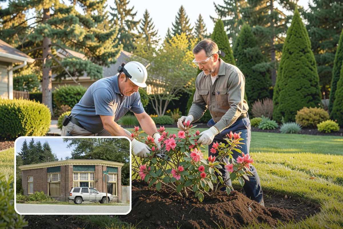 Bed Cleanup in Hamilton, Skagit County, WA - Removes leaf litter and debris that smother plants and invite rot