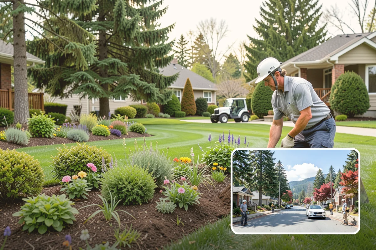 Bed Cleanup in Hunts Point, King County, WA - Removes leaf litter and debris that smother plants and invite rot