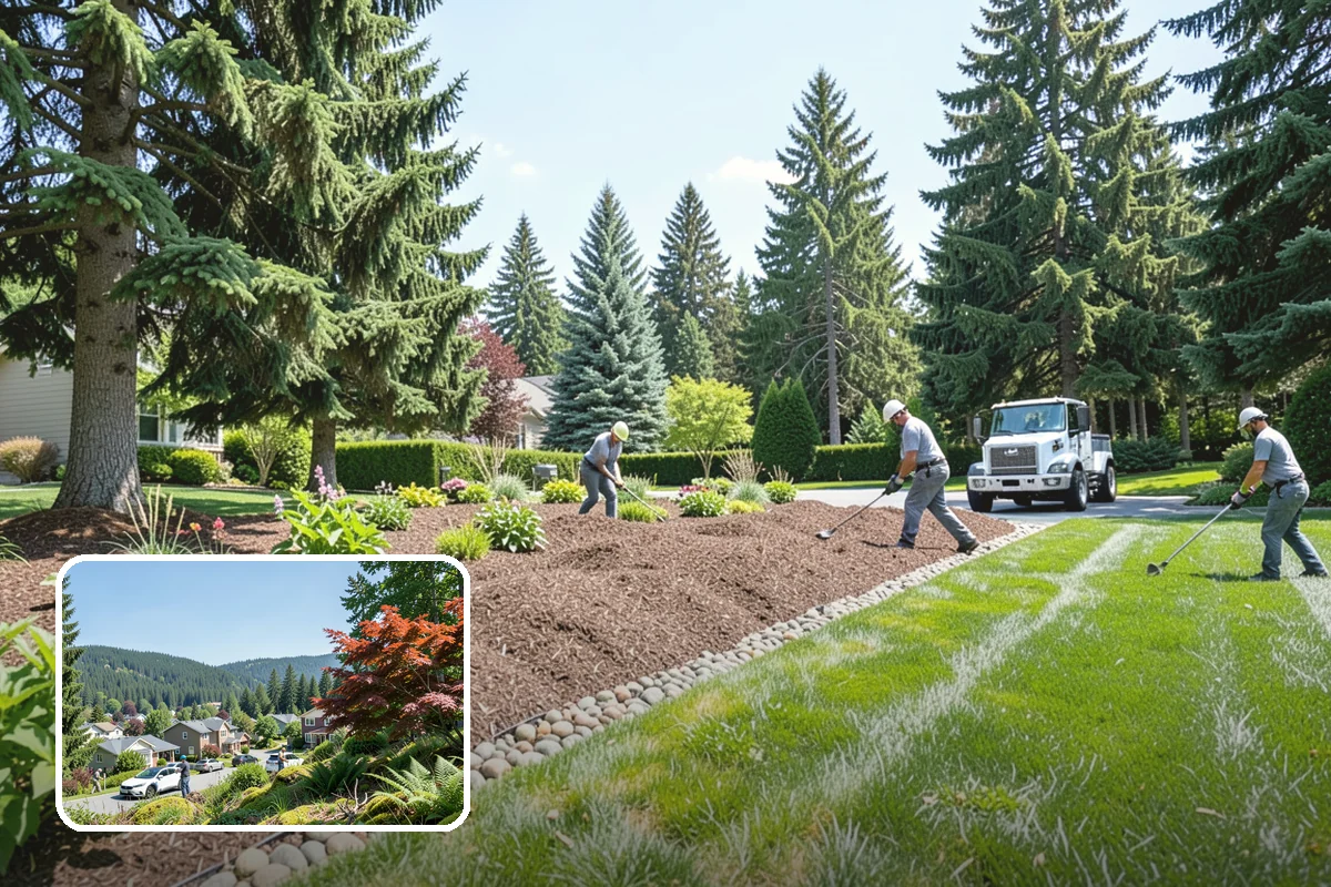 Bed Cleanup in Index, Snohomish County, WA - Removes leaf litter and debris that smother plants and invite rot