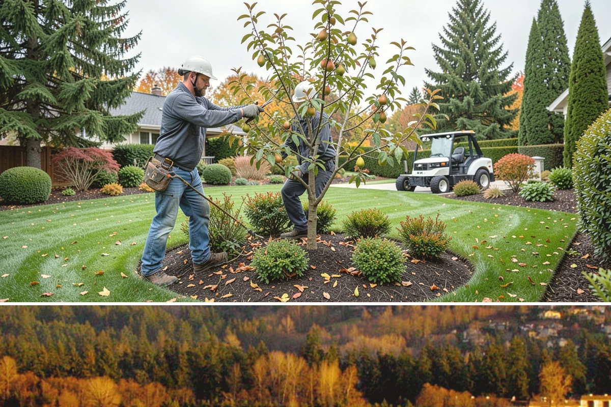 Bed Cleanup in Kenmore, King County, WA - Most valuable in late fall after leaf drop and again in early spring before Puget Sound weeds take hold.